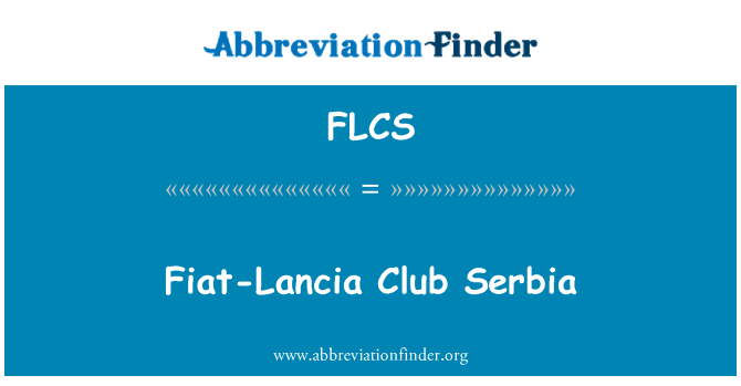 FLCS: Fiat-Lancia klub Srbija