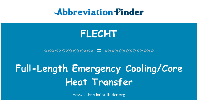 FLECHT: It-trasferiment tas-sħana it-emerġenza tat-tkessiħ/qalba