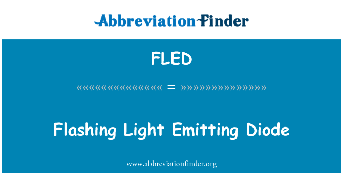 FLED: Lampeggiante diodo luminescente