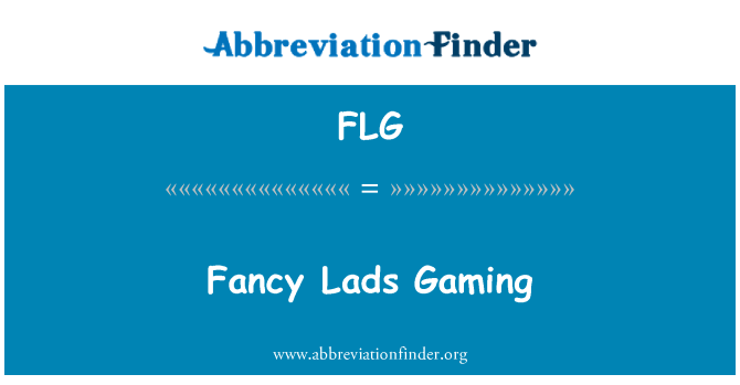 FLG: Fancy fantje Gaming