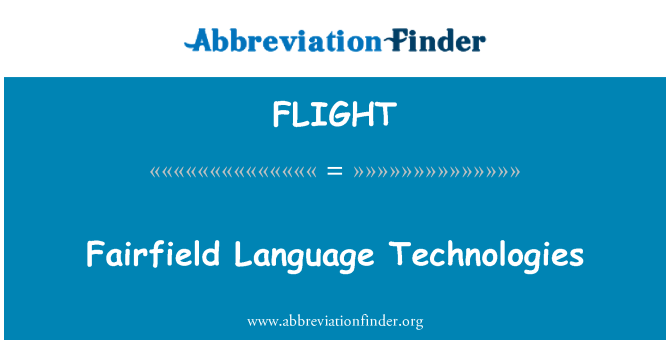 FLIGHT: Fairfield, lang teknoloji