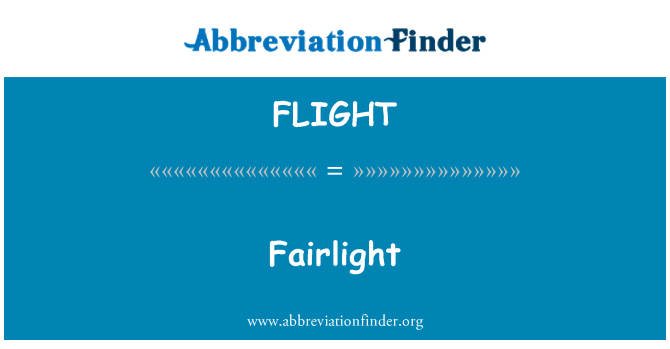 FLIGHT: Fairlight