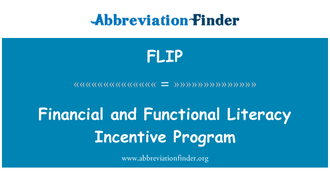 FLIP: Pwogram Incentive l' finansye Et Fonctionnel