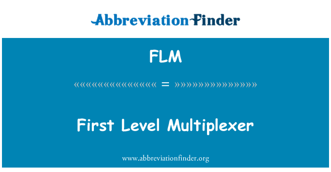 FLM: Første nivå Multiplexer