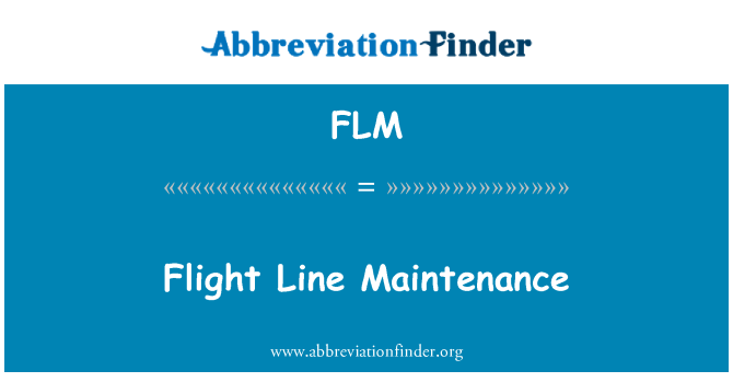 FLM: บำรุงรักษารายการเที่ยวบิน