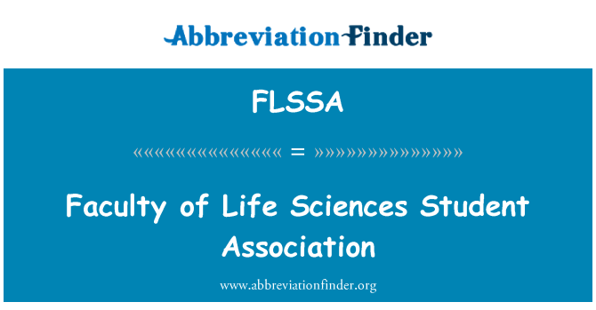 FLSSA: Faculty of Life Sciences Student Association