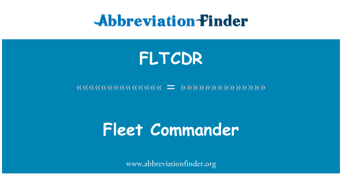 FLTCDR: Flòt kòmandan