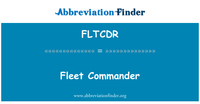 FLTCDR: Vloot commandant