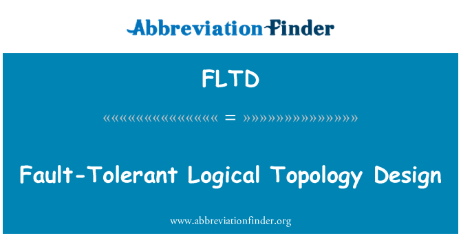 FLTD: Topologia lògic tolerants disseny