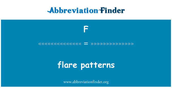 F: flare mönster