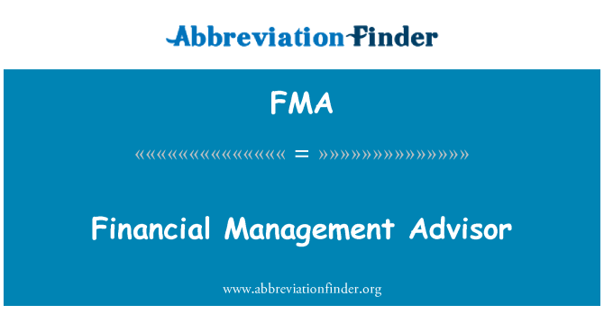 FMA: Financial Management Advisor