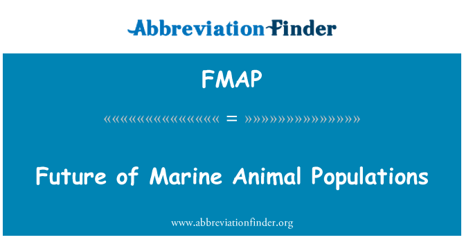 FMAP: المستقبل لقطعان الحيوانات البحرية