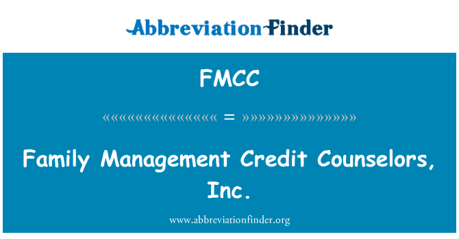 FMCC: Rodina Management úvěrových poradců, Inc.