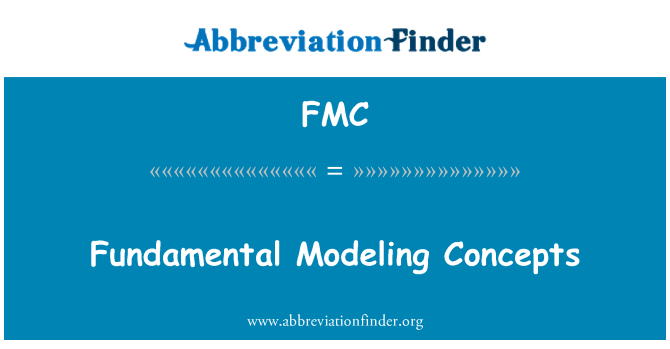 FMC: 基本建模概念