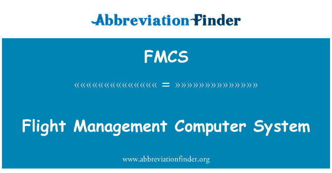 FMCS: Lidojumu vadības datorsistēmu