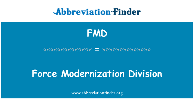FMD: Divisi modernisasi Angkatan