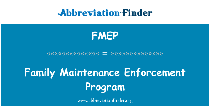 FMEP: Program vymáhání vyživovacích