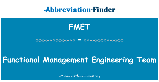 FMET: Funktionella ledningsgrupp Engineering