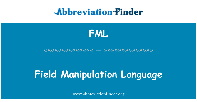 FML: Bidang manipulasi bahasa