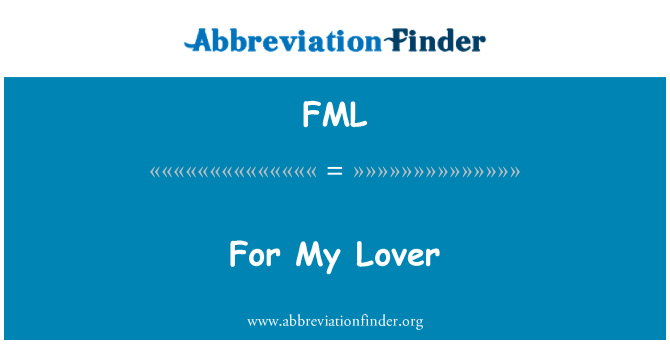 FML: Untuk kekasihku