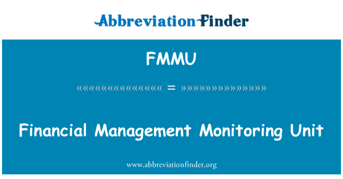 FMMU: 財務管理監視ユニット