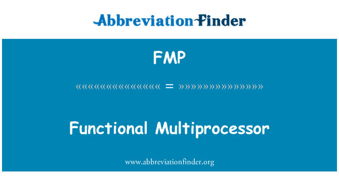 FMP: Funkcionális többprocesszoros