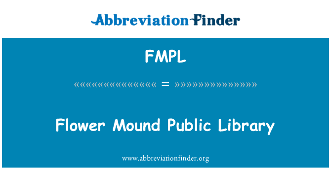 FMPL: Flower Mound Public Library
