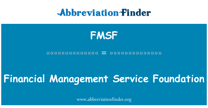 FMSF: Fondasyon pou sèvis finansye jesyon