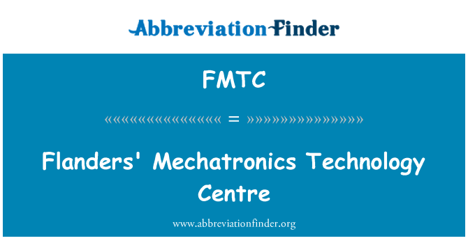 FMTC: Flanders' centar mehatronike
