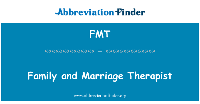FMT: Famille et mariage thérapeute
