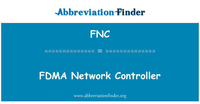 FNC: FDMA nätverk Controller