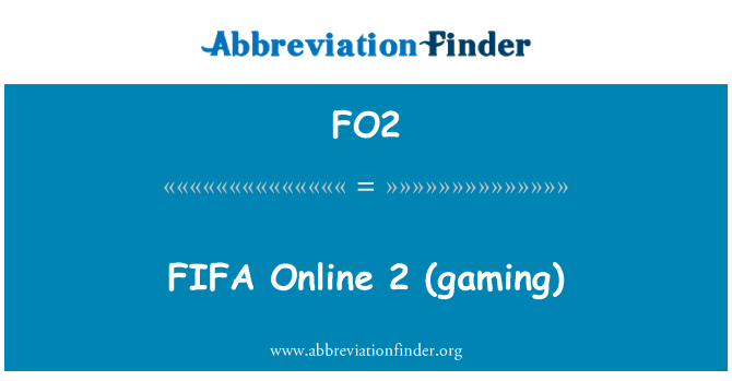 FO2: FIFA Online 2 (spil)