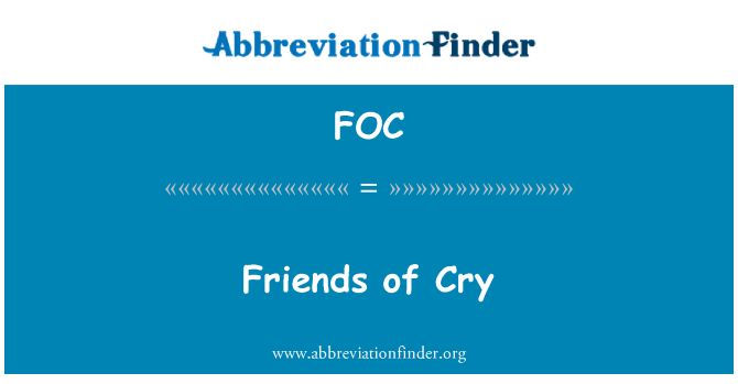 FOC: أصدقاء لصرخة
