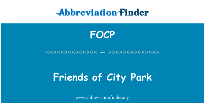 FOCP: Przyjaciele City Park