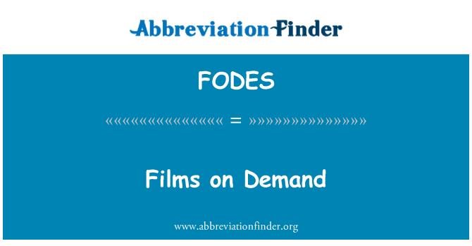 FODES: Filmek on Demand