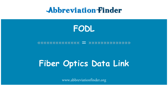 FODL: Fiber Optics Data Link