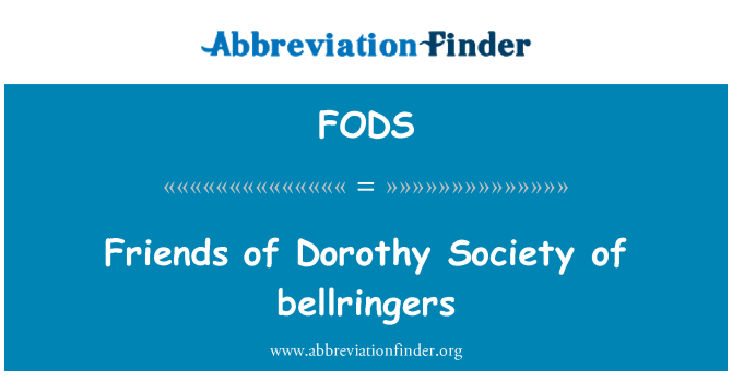 FODS: Meg Dorka társadalom bellringers