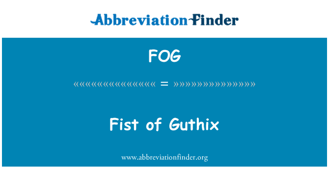 FOG: Pwen nan Guthix
