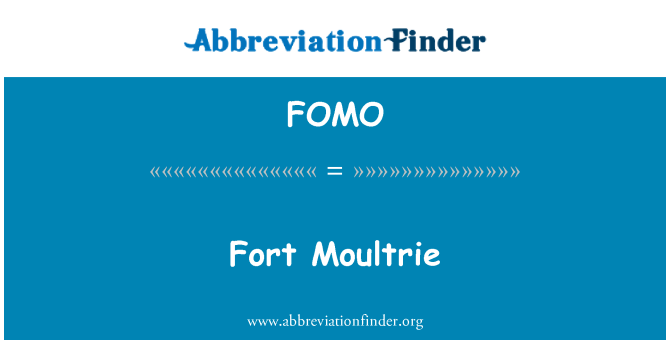 FOMO: Fort Moultrie
