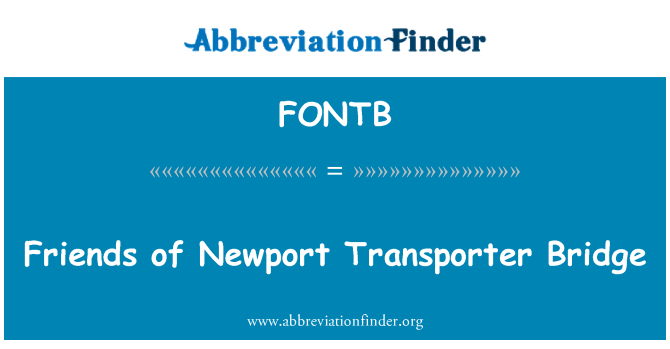 FONTB: Přátelé z Newportský gondolový most