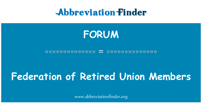 FORUM: Federasyon manm Inyon retrete
