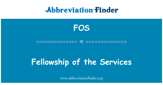 FOS: Fellowship storitev