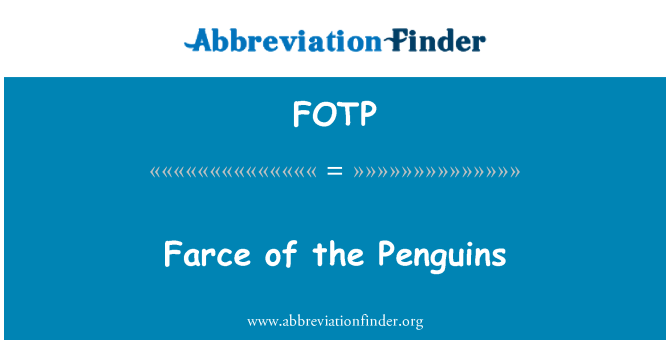 FOTP: Saçmalık Penguins