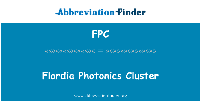 FPC: Flordia fotonika fürt