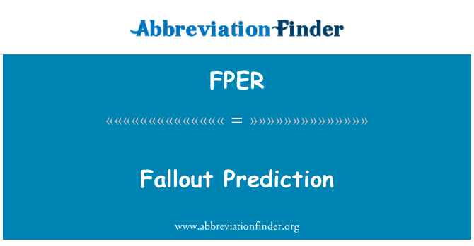 FPER: Prediksyon retombées