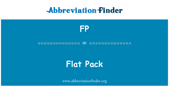 FP: Flat-Pack