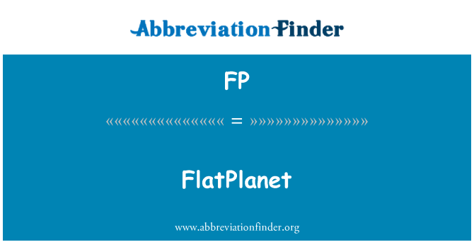 FP: FlatPlanet