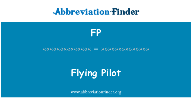 FP: 飛行的飛行員