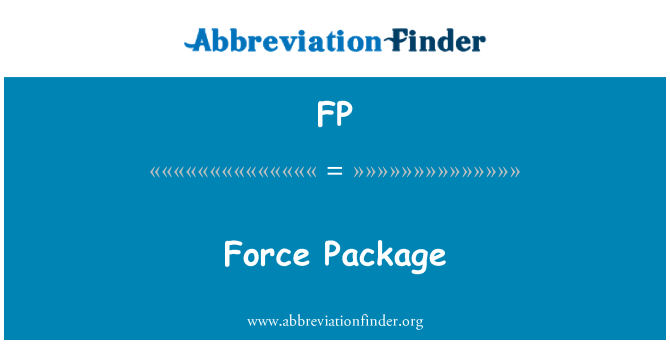 FP: Pacote de força