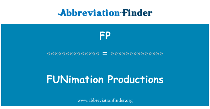 FP: FUNimation produccions